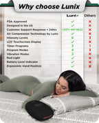 Lunix LX37 Hand Massager With Red Light