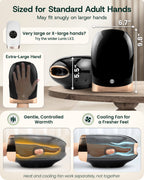 Lunix LX30 Hand Massager With Heat + Compression