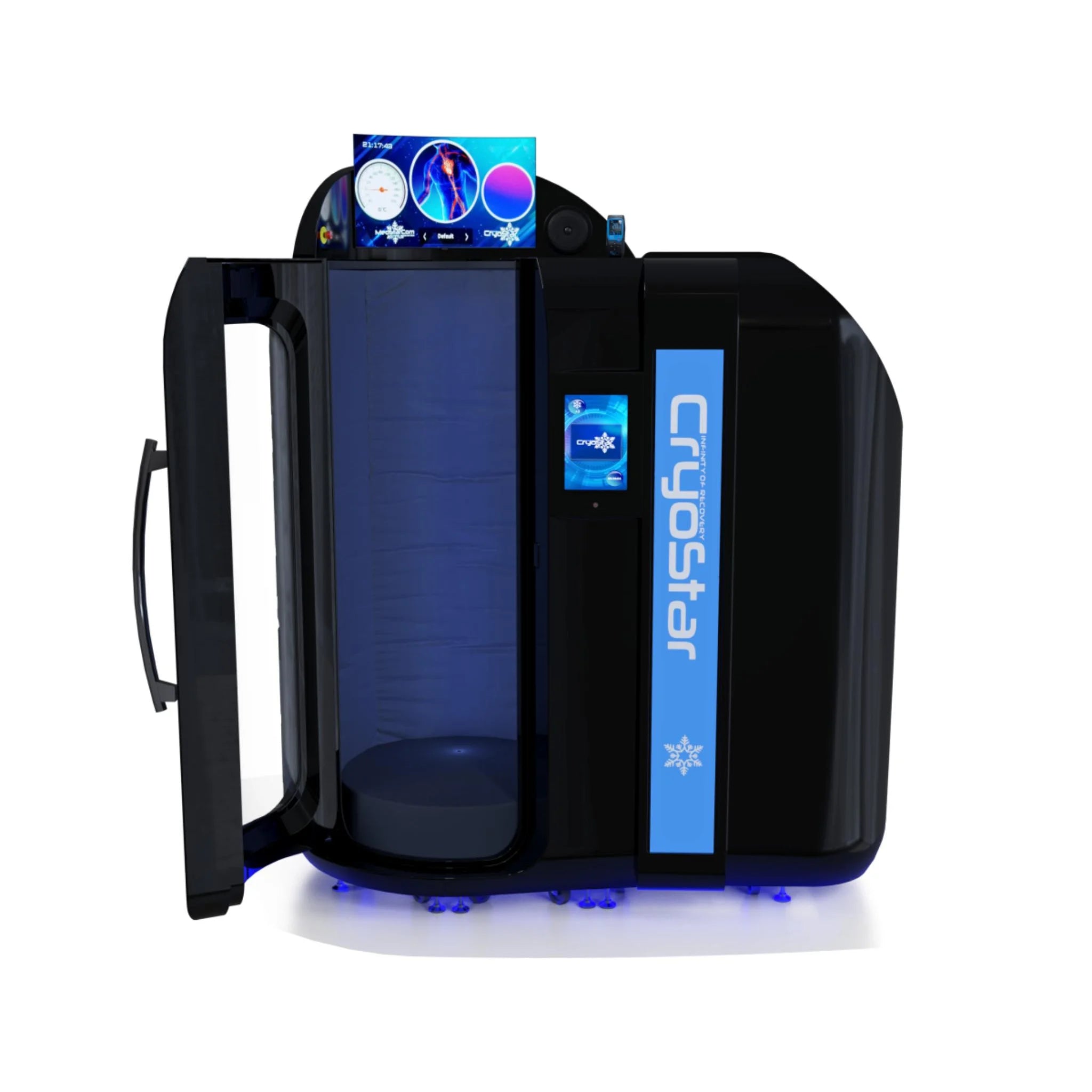 CryoStar Antarctica Grand Nitrogen Cryochamber (Open Head, Black)