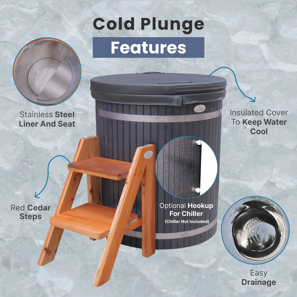 ALEKO Cold Plunge Personal Ice Bath