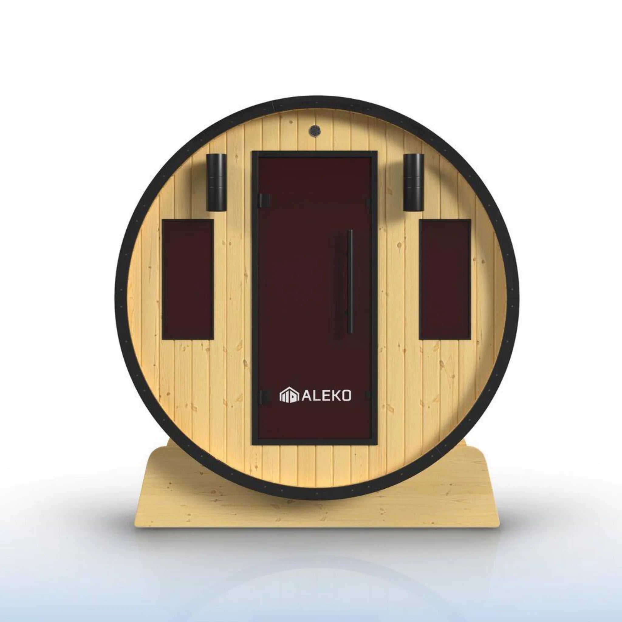 ALEKO Traditional Barrel Sauna (3 Person; Outdoor)