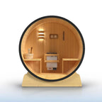 ALEKO Traditional Barrel Sauna (3 Person; Outdoor)