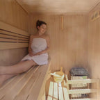 ALEKO Canadian Hemlock Traditional Indoor Sauna (4-6 People)