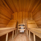 ALEKO Arnica Rustic Cedar Outdoor Sauna (4 People)