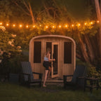 ALEKO Arnica Rustic Cedar Outdoor Sauna (4 People)