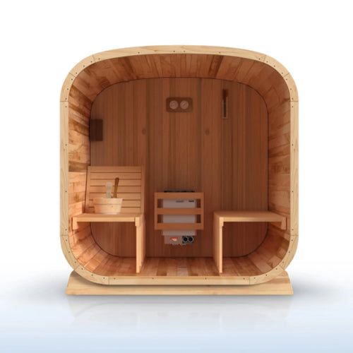 ALEKO Arnica Rustic Cedar Outdoor Sauna (4 People)