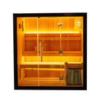 ALEKO Canadian Hemlock Traditional Indoor Sauna (4 People)