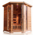 HeatWave Cedar FAR Infrared Sauna (4 Person, Corner Unit)
