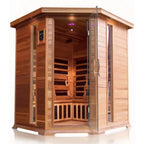 HeatWave Cedar FAR Infrared Sauna (4 Person, Corner Unit)