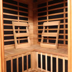 HeatWave Cedar FAR Infrared Sauna (4 Person, Corner Unit)