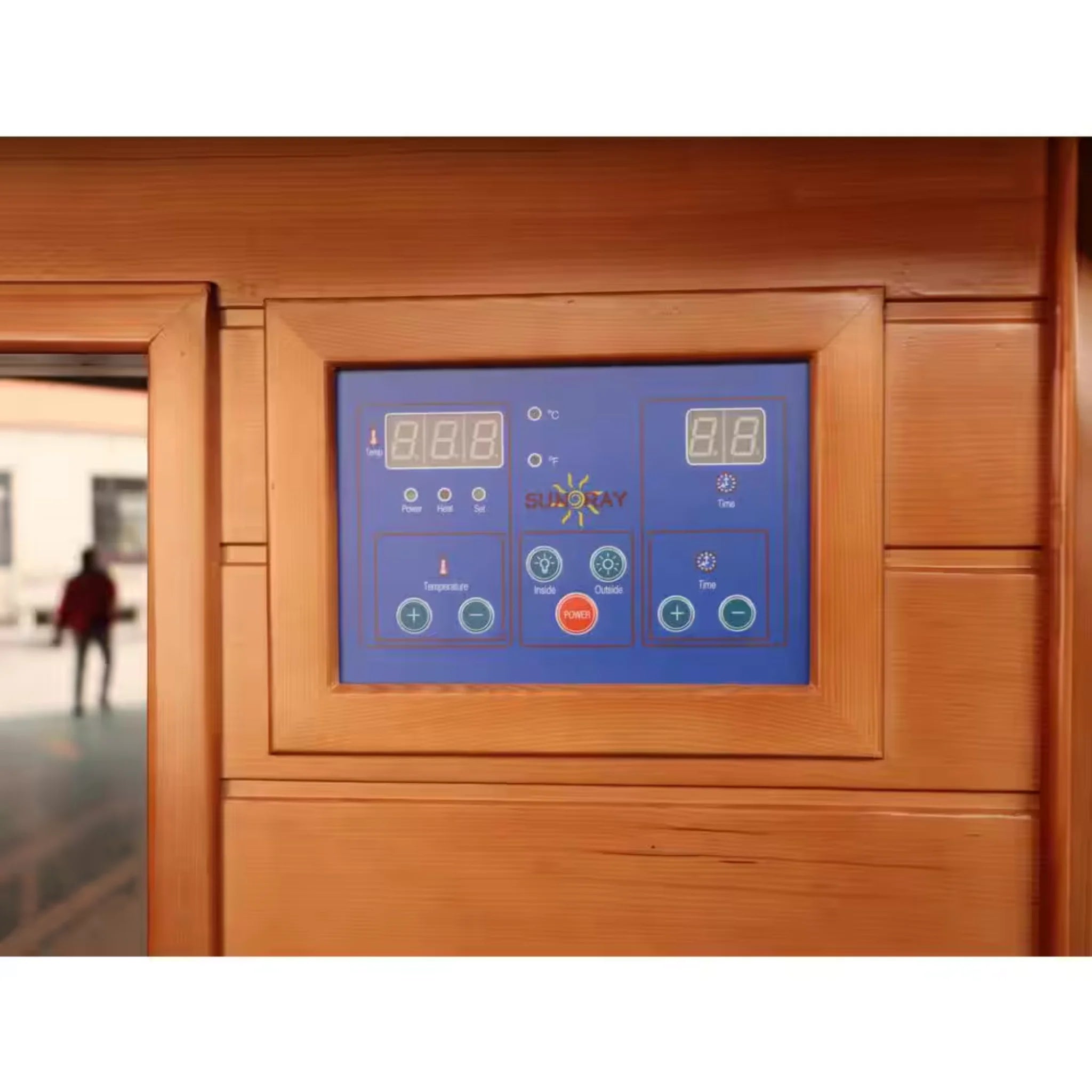HeatWave Cedar FAR Infrared Sauna (4 Person, Corner Unit)