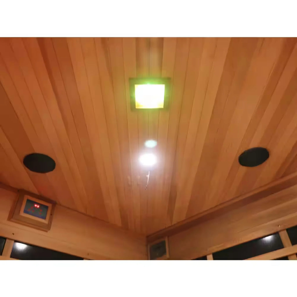HeatWave Cedar FAR Infrared Sauna (4 Person, Corner Unit)