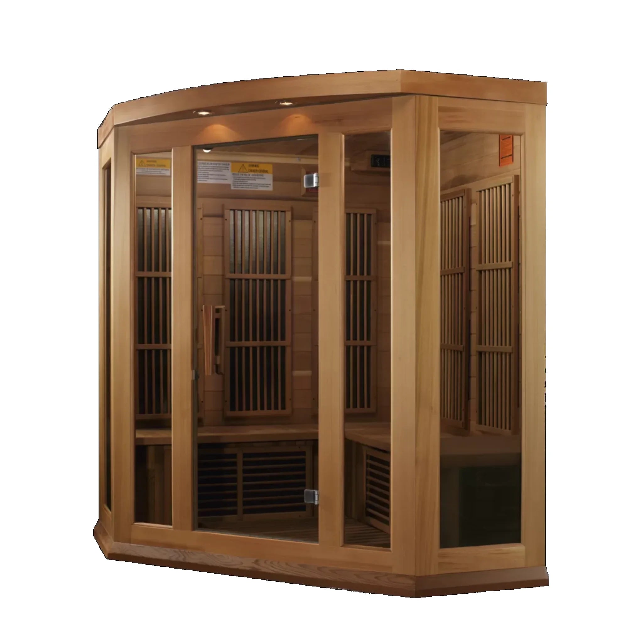 HeatWave Cedar FAR Infrared Sauna (3 Person, Corner Unit)