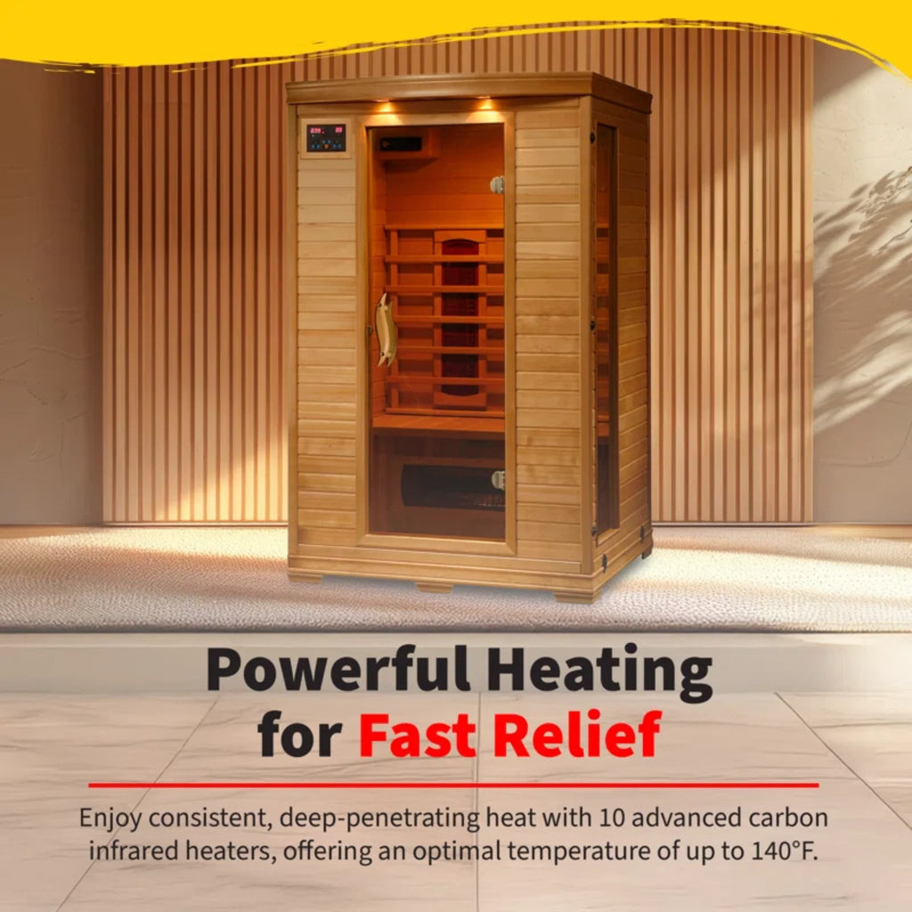 Heatwave Hemlock Infrared Sauna (2 Person)