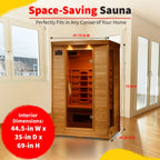 Heatwave Hemlock Infrared Sauna (2 Person)