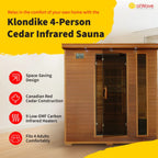 Heatwave Klondike Infrared Sauna (4 Person)