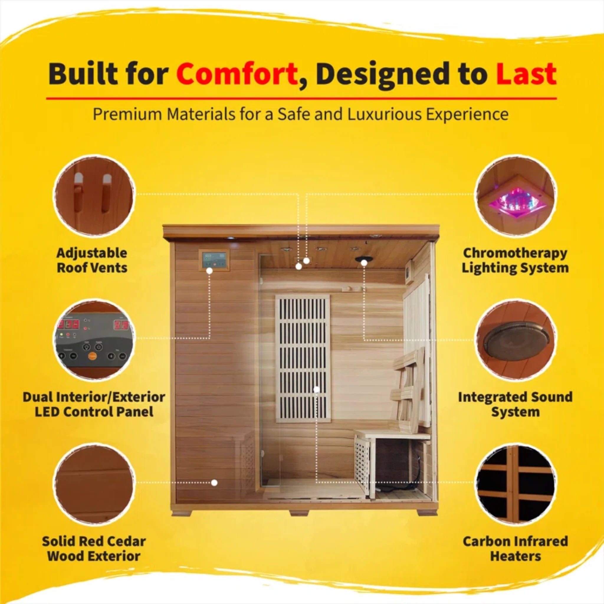 Heatwave Klondike Infrared Sauna (4 Person)