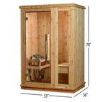 Heatwave Logan Traditional Steam Sauna (1 Person)