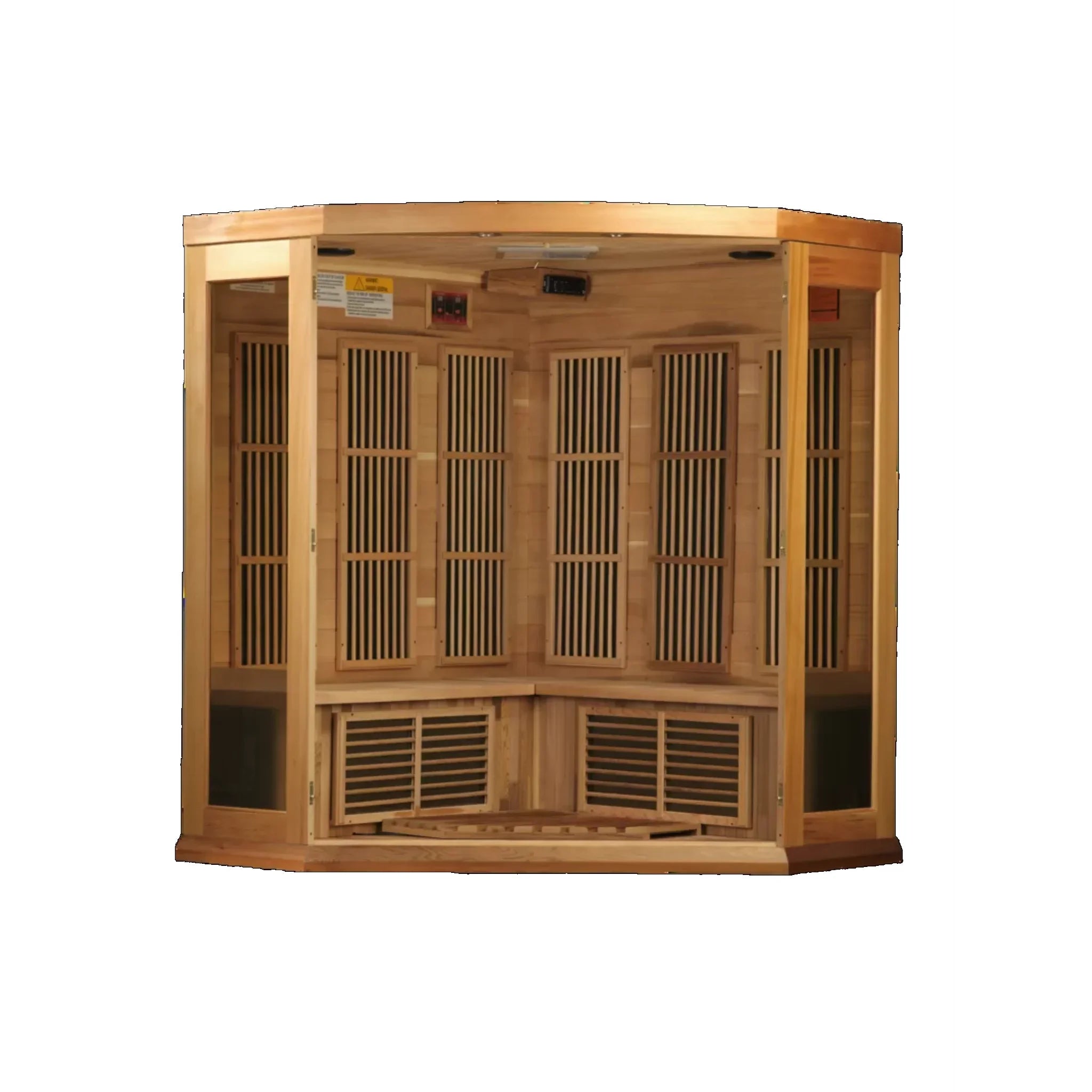 HeatWave Cedar FAR Infrared Sauna (3 Person, Corner Unit)