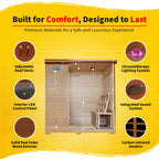 Heatwave Cedar Infrared Sauna (6 Person)