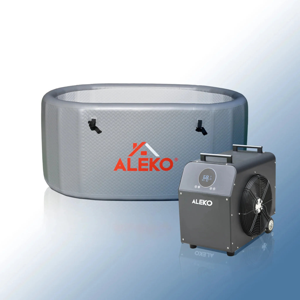 ALEKO Arctica Inflatable Cold Plunge Tub &amp; 1 HP Chiller/Heater Kit