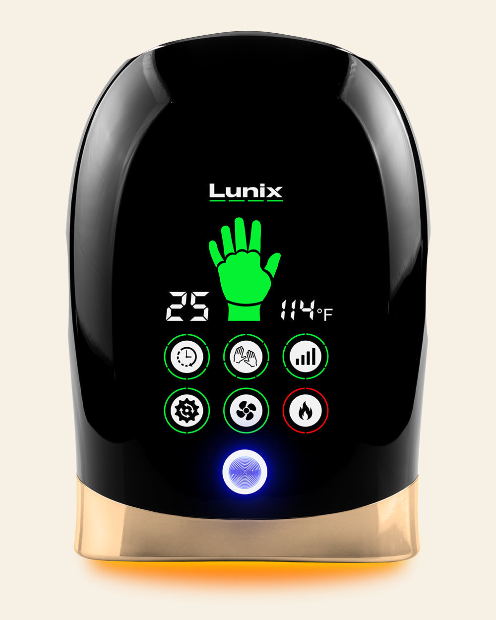 Lunix LX30 Hand Massager With Heat + Compression