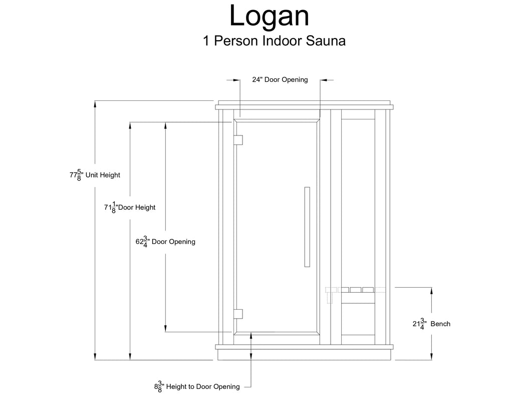 Heatwave Logan Traditional Steam Sauna (1 Person)