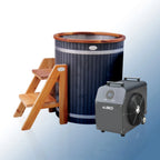 ALEKO Lumina Ice Bath Cold Plunge Tub & 1 HP Chiller/Heater Kit