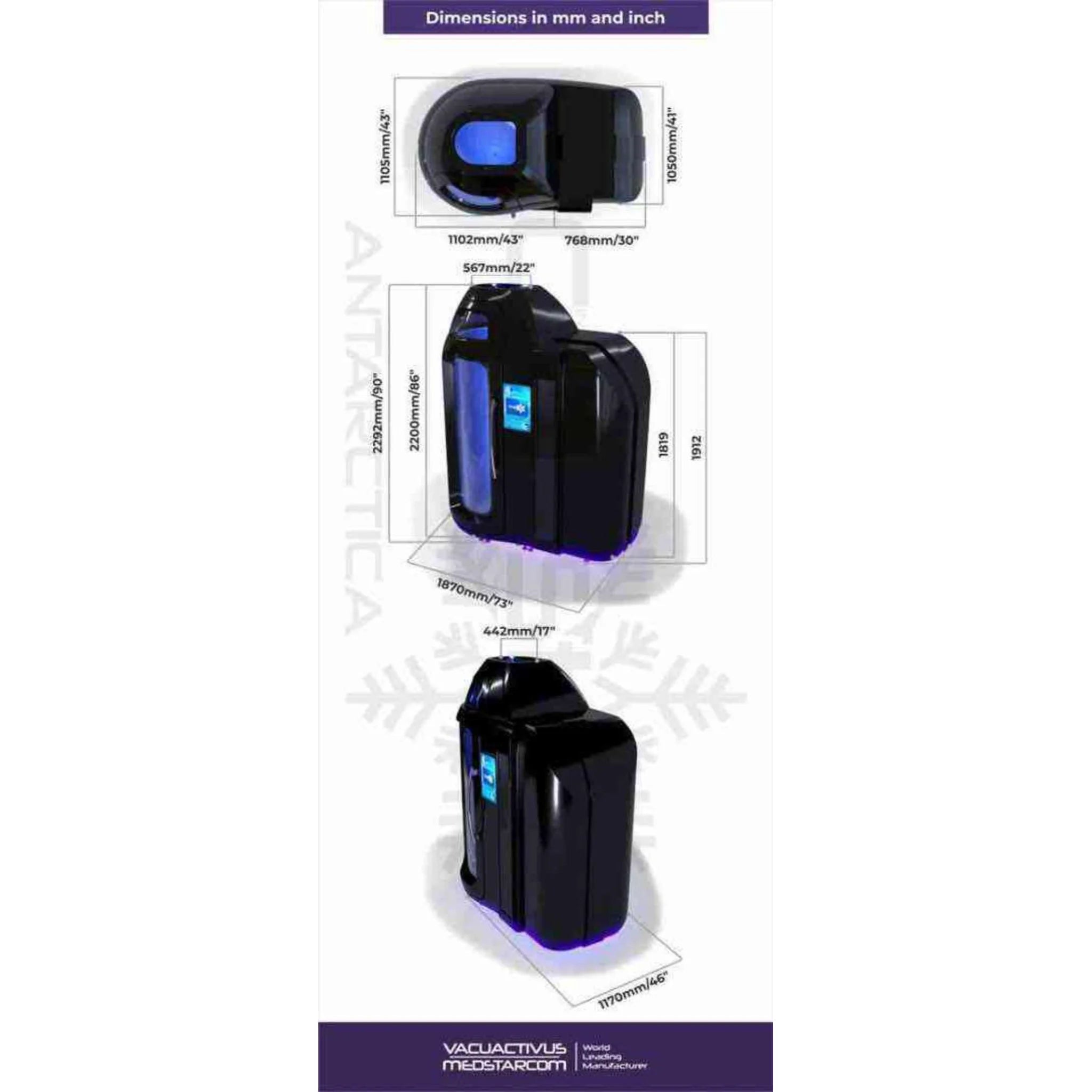 CryoStar Antarctica Nitrogen Cryochamber (Whole Body)