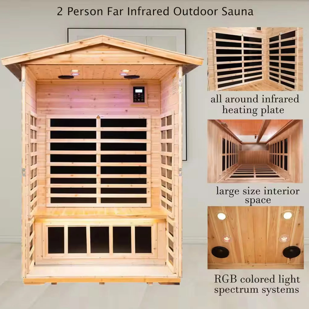 Spygo Moray Outdoor Fir Infrared Sauna (1-2 Person)