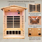 Spygo Moray Outdoor Fir Infrared Sauna (1-2 Person)