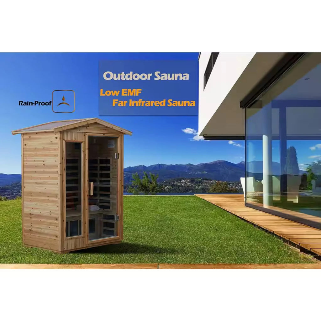 Spygo Moray Outdoor Fir Infrared Sauna (1-2 Person)