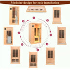 Spygo Moray Hemlock Infrared Sauna (1 Person)
