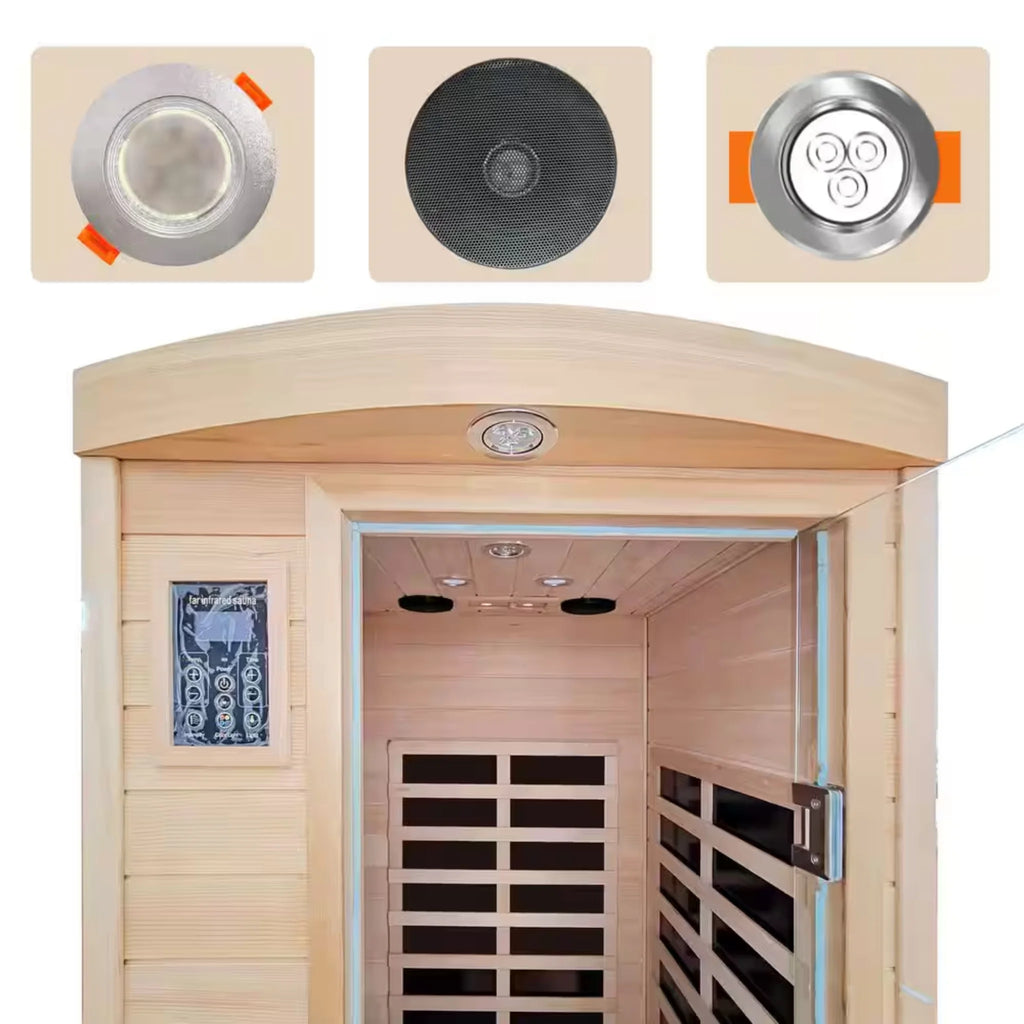 Spygo Moray Hemlock Infrared Sauna (1 Person)