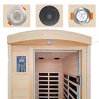 Spygo Moray Hemlock Infrared Sauna (1 Person)