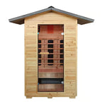 SunRay Saunas Burlington Outdoor Infrared Sauna (2 Person)