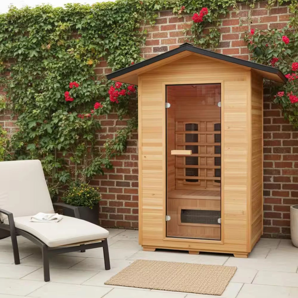 SunRay Saunas Burlington Outdoor Infrared Sauna (2 Person)