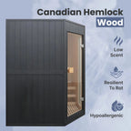 ALEKO Viola Traditional Indoor Sauna (3-4 People)