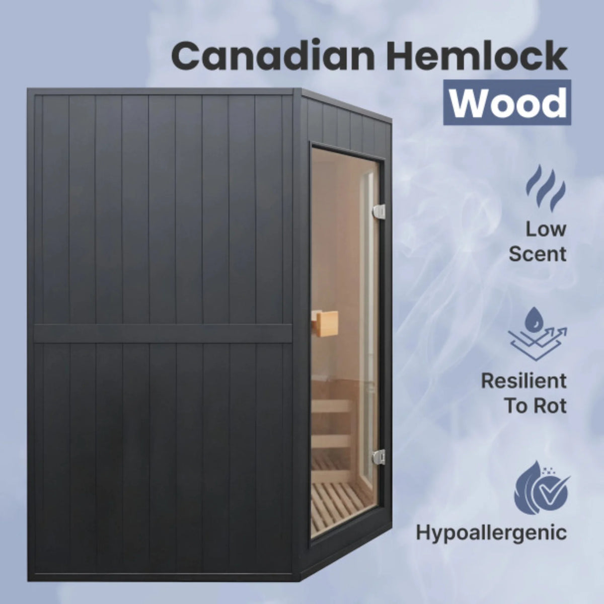 ALEKO Viola Traditional Indoor Sauna (3-4 People)