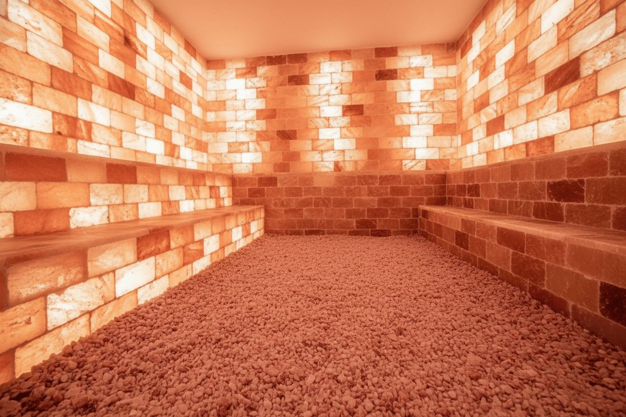 Himalayan Salt Room 16'x16' (4"x8" Bricks)